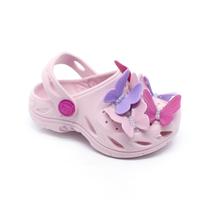 Babuche Plugt Ventor Baby Drops Borboletas Rosa 204.076