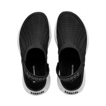 Babuche Preto e Branco Flow Boa Onda
