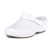Babuche Profissional Soft Works BB60 Antiderrapante Calçado EPI Macio Enfermagem Industria Branco