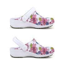 Babuche Sandália Infantil Menina Com Estampa Floral Calce Facíl Antiderrapante Babuche Sandália Infantil Menina Com Estampa Floral Calce Facíl Antiderrapante