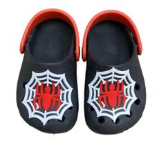 Babuche Sandália Papete Aranha Chinelo Infantil