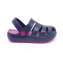 Babuche Sandália Plugt Menina Feminino Pop Pink/Marinho Babuche Sandália Plugt Menina Feminino Pop Pink/Marinho
