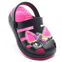 Babuche Sandália Plugt Pop Kids Unicornio Preto 236.010.003