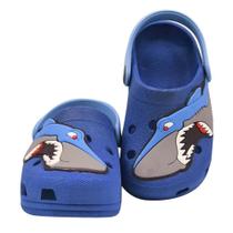 Babuche Tubarão Infantil Leve Macio Chinelo Papete Sandália Babuche Tubarão Infantil Leve Macio Chinelo Papete Sandália