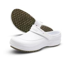 Babuche Unissex Profissional SoftWorks Antiderrapante Para Trabalho EPI CA 27921 EVA BB60 Branco