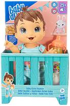 Baby Alive Baby Gotta Bounce Doll, Bunny Outfit, Bounces com mais de 25 SFX e Giggles, Drinks and Wets, Brown Hair Toy for Kids Ages 3 and Up