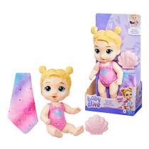 Baby alive banho da sereia harper hugs loira (g1417) - hasbro