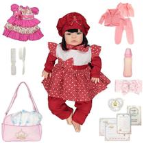 Baby Alive Barata Estilo Reborn Recém-nascida + 23 Itens - Cegonha Reborn Dolls