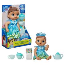 Baby Alive Bebê chá de Princesa Cabelos Castanhos F0032 Hasbro