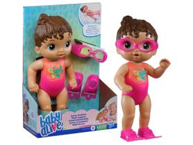 Baby Alive Bebê Piscina Morena - Hasbro Baby Alive Bebê Piscina Morena - Hasbro