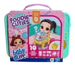 Baby Alive Foodie Cuties Maleta C/ 10 Surpresas - Serie 2- Hasbro