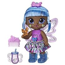 Baby Alive Glo Pixies Doll, Gigi Glimmer, Interactive 10.5 inch Pixie Doll Toy for Kids 3 and Up, 20 Sounds, Glows with Pretend Feeding
