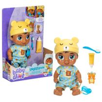 Baby Alive Menino Pequenos sonhos Snoozer Bear bebê cabelos pretos F9967 Hasbro