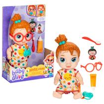 Baby Alive Pequenos sonhos Dottie Doodle boneca bebê cabelos ruivos F9965 Hasbro