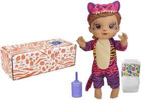 Baby Alive Rainbow Wildcats Tigre, acessórios, bebidas, molhados