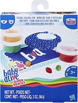 Baby Alive Super Snacks Refil de comida sólida reutilizável para boneca - Hasbro