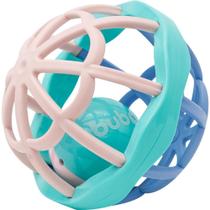 Baby Ball Cute Colors Buba Flexível e com Chocalho Rosa