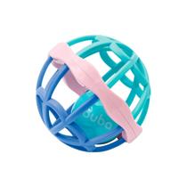 Baby ball mordedor chocalho bola macio bebê azul rosa buba - sortido