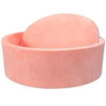 Baby Ball Pit SIUUHOVS 90x30x5 cm de espuma viscoelástica macia rosa