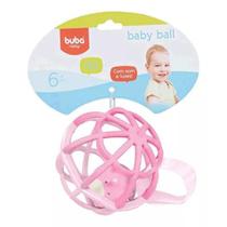 Baby Ball Rosa Com Luz e Som 5848 - BUBA
