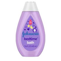 Baby Bath Johnson's Bedtime, sem lágrimas, Natural Calm, 400 ml, pacote com 3