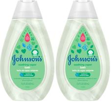 Baby Bath Johnson's Soothing Vapor, pacote de 400 ml com 2 Baby Bath Johnson's Soothing Vapor, pacote de 400 ml com 2
