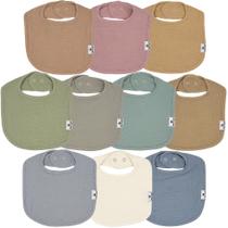 Baby Bibs Diaper Squad, pacote com 10 musselina macia, 20x23cm Baby Bibs Diaper Squad, pacote com 10 musselina macia, 20x23cm