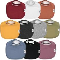 Baby Bibs Diaper Squad, pacote com 10 unidades, absorvente de baba de algodão, 20x23cm Baby Bibs Diaper Squad, pacote com 10 unidades, absorvente de baba de algodão, 20x23cm