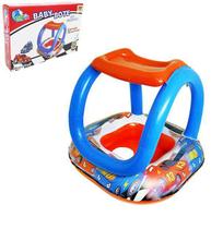 Baby Boia Bote Inflável Modelo Fralda com Cobertura