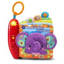 Baby Book VTech Peek and Play Purple com mais de 50 músicas de 3 a 24 meses