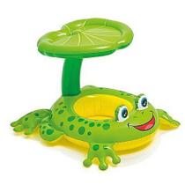 Baby Bote Inflável Com Cobertura Sapinho Intex