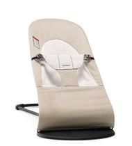 Baby Bouncer BabyBjörn Balance de algodão macio/jérsei bege/cinza