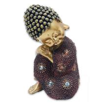 Baby Buda da Sabedoria Buda Refletindo Brilhante 12 cm