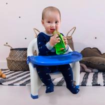 Baby Chair - Cadeira de Alimentação com Bandeja Removível - Cor Azul Baby Chair - Cadeira de Alimentação com Bandeja Removível - Cor Azul