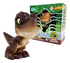Baby Dinos Jurassic World Olho Brilha Escuro Vinil Universal Pupee