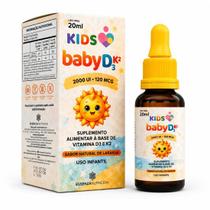 Baby Dk Vitamina D3 K2 Infantil 20ml 500 Doses Laranja Baby Dk Vitamina D3 K2 Infantil 20ml 500 Doses Laranja