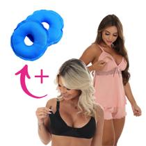 Baby Doll Amamentação Com Sutiã Para Amamentar E Rosquinha De Seios