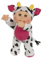 Baby Doll Cabbage Patch Kids Clara Cow Cutie 9 cm com macacão