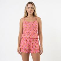 Baby Doll Feminino Estampado em Malha Suede Alça Fina ou Grossa Confortável -