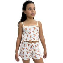 Baby doll Feminino Infantil Pijama Juju