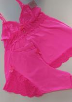 Baby Doll Geladinho com Renda Baby Doll Geladinho com Renda