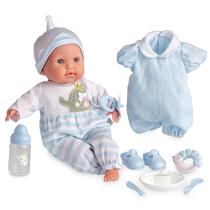 Baby Doll JC Toys Berenguer Boutique de 15 polegadas com conjunto de presente de 10 peças