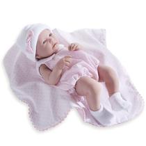 Baby Doll JC Toys La Newborn Realistic 17 polegadas, totalmente em vinil