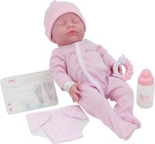 Baby Doll JC Toys La Newborn, vinil lavável realista de 17 polegadas Baby Doll JC Toys La Newborn, vinil lavável realista de 17 polegadas