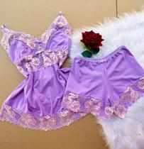 Baby Doll Lilás - TAM M Baby Doll Lilás - TAM M