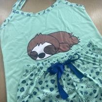 Baby Doll Mãe Cor:Verde/PreguiçaTamanho:P