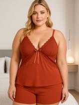Baby Doll Plus Size Espera Marido Short - c12 SIMONE