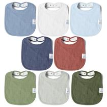Baby Drool Bibs lulumoon Muslin 100% algodão para meninos e meninas Baby Drool Bibs lulumoon Muslin 100% algodão para meninos e meninas