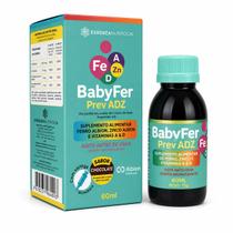 Baby Fer 60ml - Suplemento alimentar de Ferro Albion, Zinco Albion e Vitaminas A e D Baby Fer 60ml - Suplemento alimentar de Ferro Albion, Zinco Albion e Vitaminas A e D