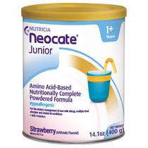 Baby Formula Neocate Junior Morango hipoalergênico 400g